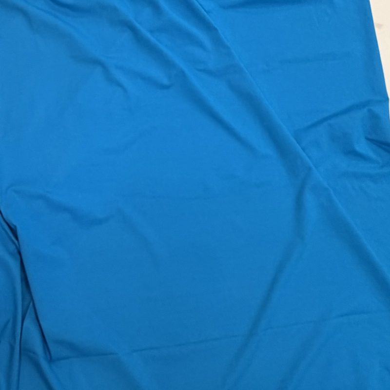 Einfarbiger Jerseystoff in Türkisblau