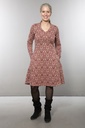 Kleid aus Strick-Jacquard | Modell Nirvana (Beige Baroque, S)