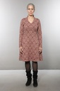 Kleid aus Strick-Jacquard | Modell Nirvana (Beige Baroque, S) – Ansicht 3