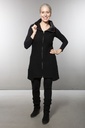 Weste aus Merinowolle | Modell Nicla (Black, S)