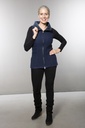 Weste aus Merinowolle | Modell Nicla (Blue Jeans, S)