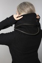 Jacke aus Merinowolle | Modell Nayana (Black, S) – Ansicht 5