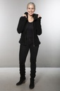 Jacke aus Merinowolle | Modell Nayana (Black, S) – Ansicht 8