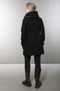 Mantel aus Merinowolle | Modell Namino (Black, S) – Ansicht 5