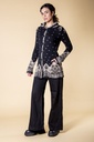 Mantel aus Strick-Jacquard | Modell Mavius